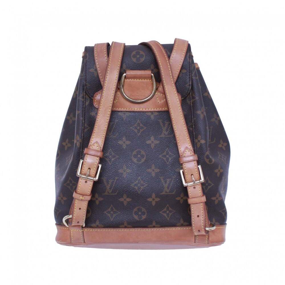 LOUIS VUITTON Authentic Brown Monogram Canvas Backpack - Picture 5 of 8